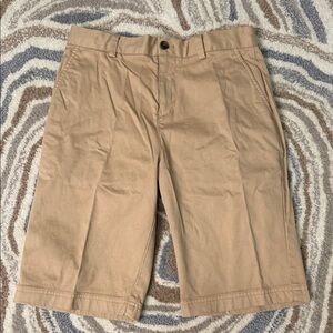 Brooks Brothers Classic Tan Flat Front Shorts